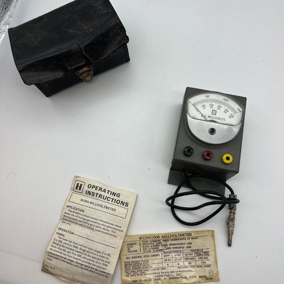 Honeywell DC Millivolts Test Meter‎ W129A1008 - Picture 1 of 9